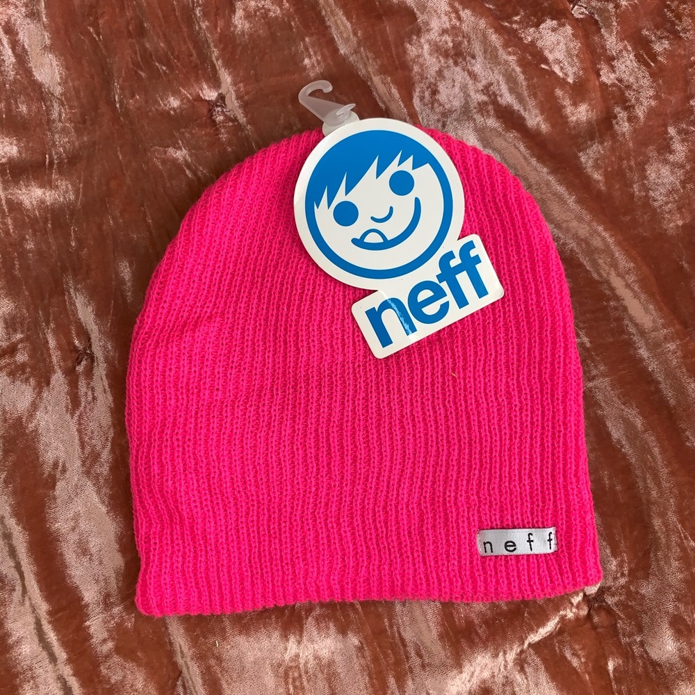 Pink Neff beanie